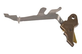 Overwatch Precision TAC Trigger Kit for Walther Q5/Q4 Steel Frame pistols features a FDE and gold trigger
